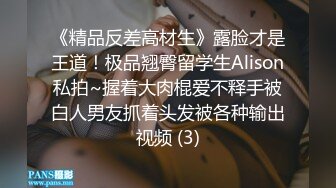 《精品反差高材生》露脸才是王道！极品翘臀留学生Alison私拍~握着大肉棍爱不释手被白人男友抓着头发被各种输出视频 (3)