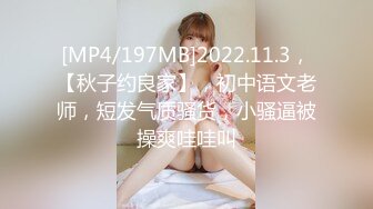 [MP4/197MB]2022.11.3，【秋子约良家】，初中语文老师，短发气质骚货，小骚逼被操爽哇哇叫