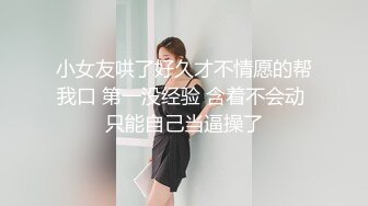 小女友哄了好久才不情愿的帮我口 第一没经验 含着不会动 只能自己当逼操了